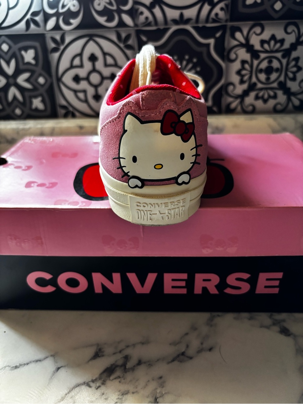 Converse Pink Hello Kitty One Star Low Top Sneaker